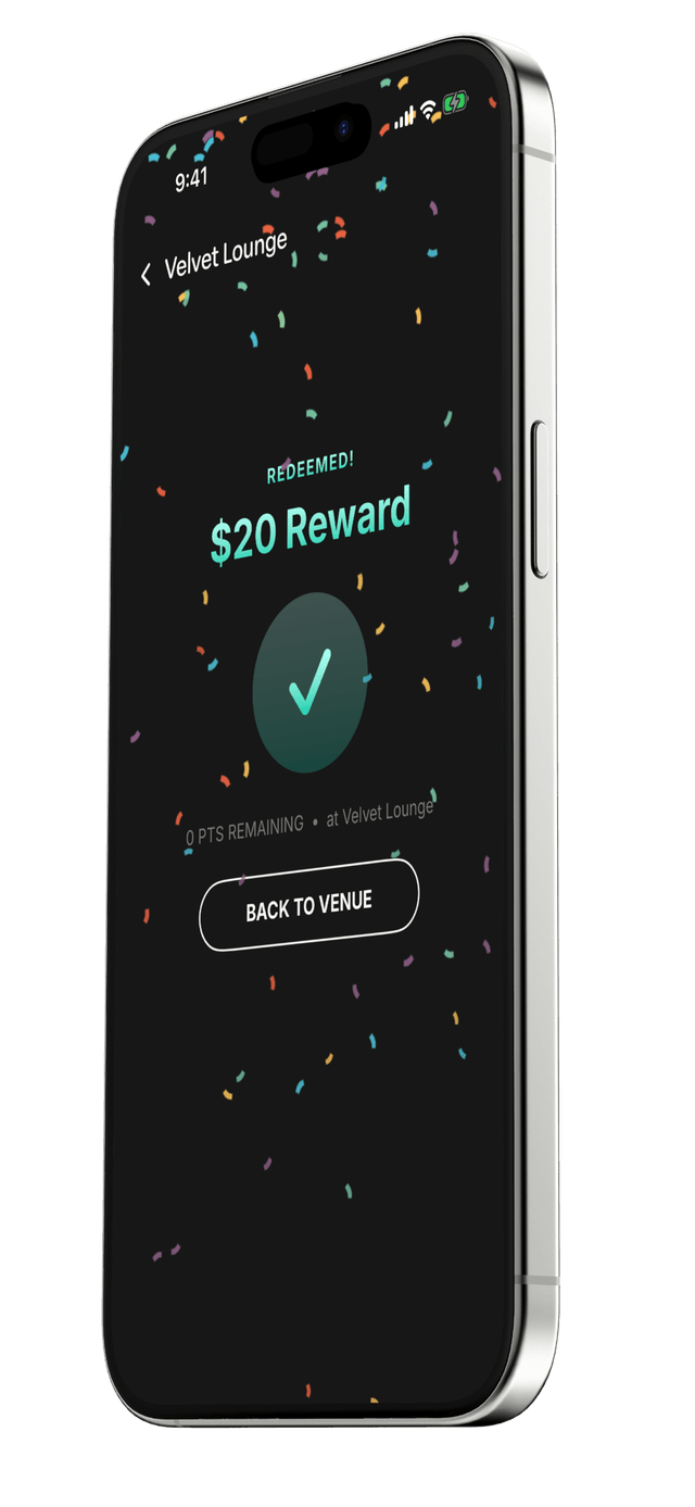Tally reward redeemed